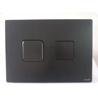 Cersanit PRZYCISK PNEUMATYCZNY ACCENTO SQUARE CZARNY MATOWY