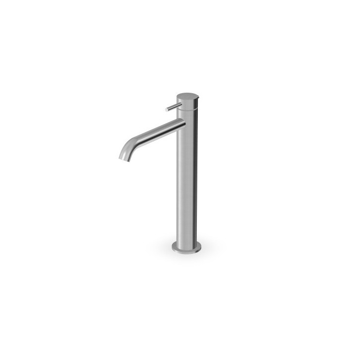 Jednouchwytowa bateria umywalkowa ze stali nierdzewnej, Zucchetti - Miedź szczotkowana 