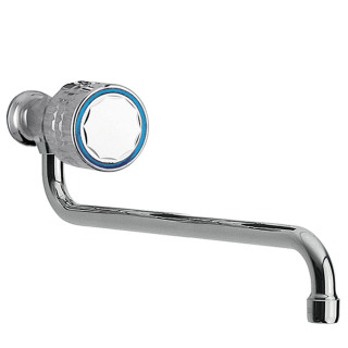 Bateria naścienna 1-drożna do biura lub pralni, Tres Cocina - Chrom