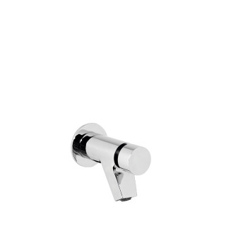 Bateria czasowa naścienna 1-drożna umywalkowa, Tres  Colectividades - Chrom