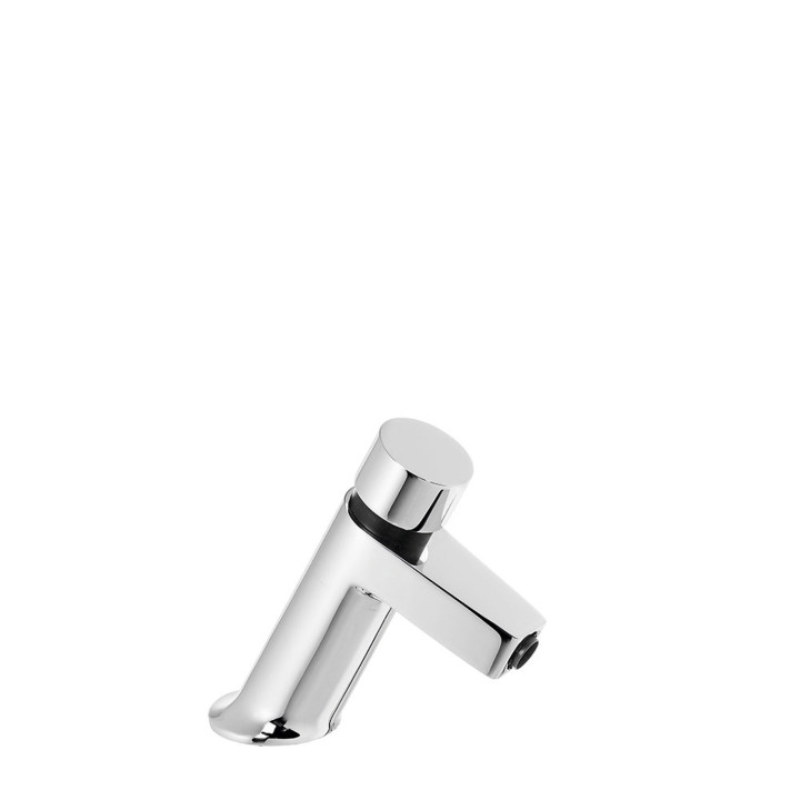 Bateria czasowa 1-drożna umywalkowa, Tres Colectividades - Chrom