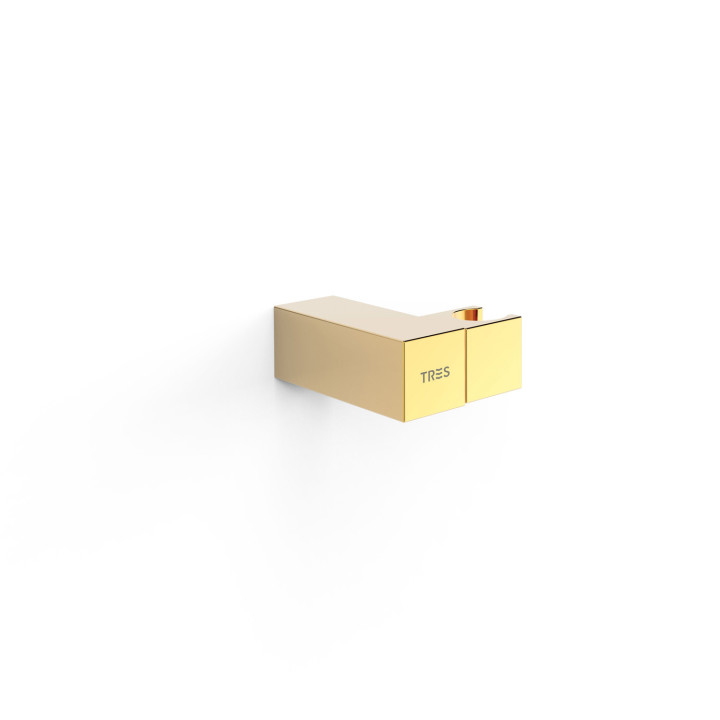 Obrotowa podstawa do słuchawki prysznicowej, Tres Complementos Ducha - 24-K Złoto