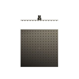 Deszczownica 30x30 cm, Tres Complementos Ducha - Czerń Metalizowana