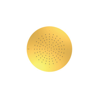 Deszczownica podtynkowa sufitowa Ø 38 cm, Tres Complementos Ducha - 24-K Złoto