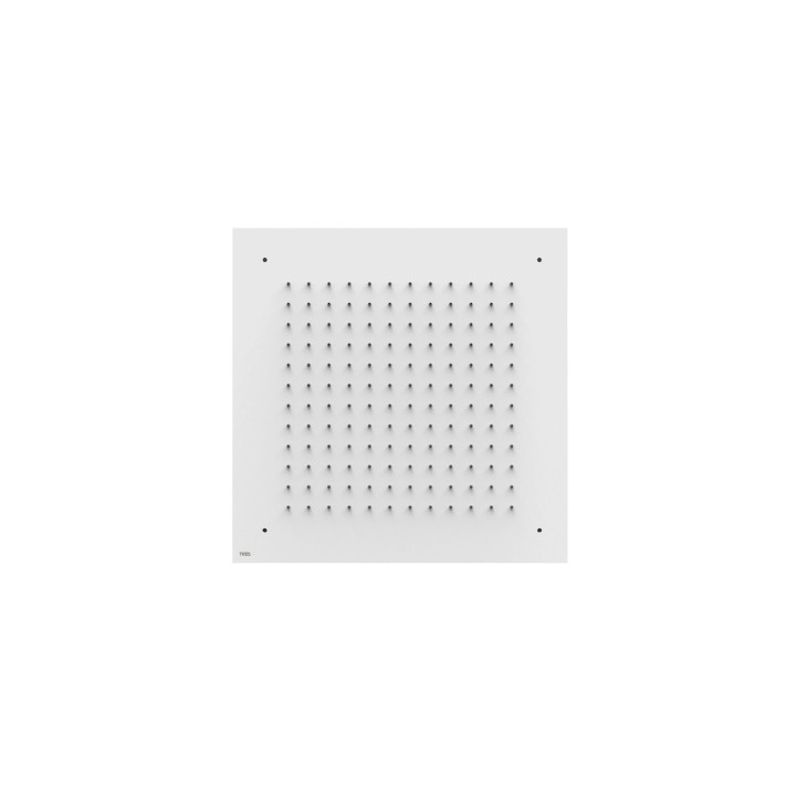 Deszczownica podtynkowa sufitowa 38x38 cm, Tres Complementos Ducha - Biel Matowa