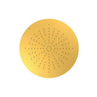 Deszczownica podtynkowa sufitowa Ø 50 cm, Tres Complementos Ducha - 24-K Złoto