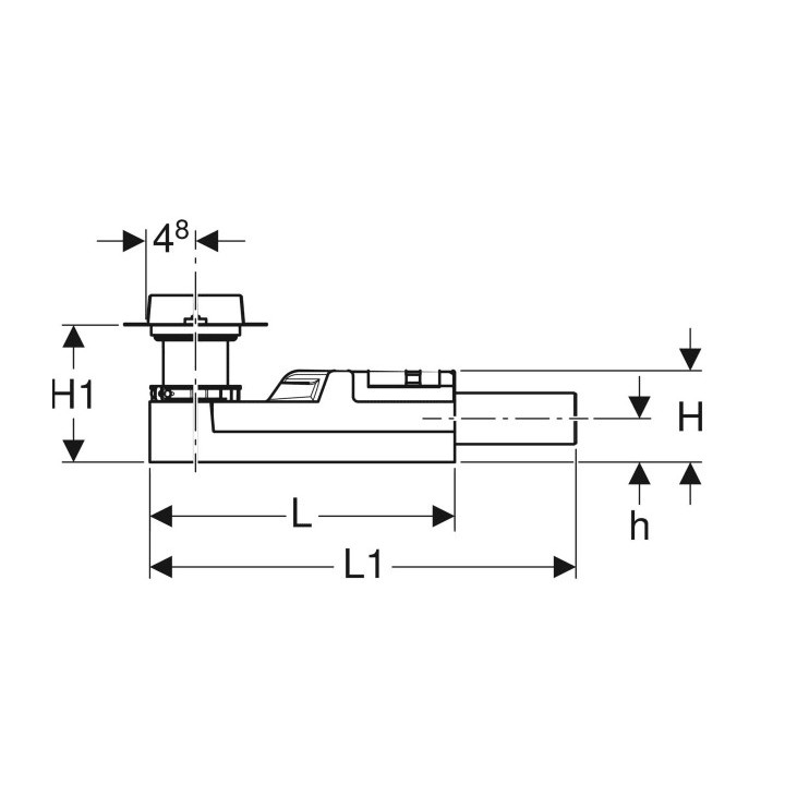 Zestaw montażowy Geberit do brodzików