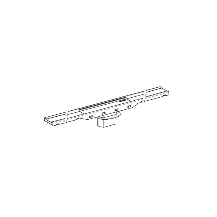 Rynna odpływowa TECE drainline kątowa z kołnierzem 900x900 mm