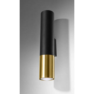 Lampa wisząca Sollux Ligthing LOOPEZ 1, GU10  40W, czarny/miedź