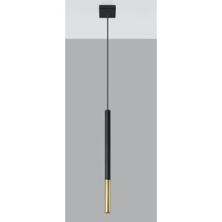 Lampa wisząca Sollux Ligthing MOZAICA 1, G9  1X12W, czarny/miedź
