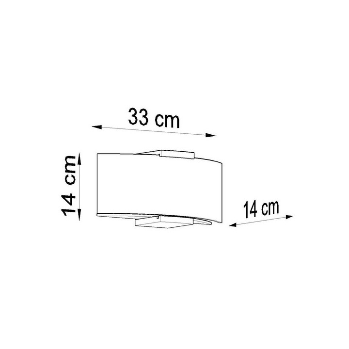 Plafon Sollux Ligthing LOOPEZ , GU10  1x40W 1x12W, czarny/złoty