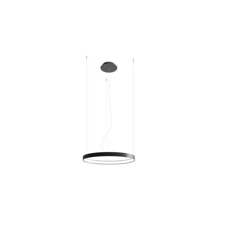 Żyrandol Sollux Lighting RIO, okrągły średnica 78cm, LED 32W 4000K, czarny