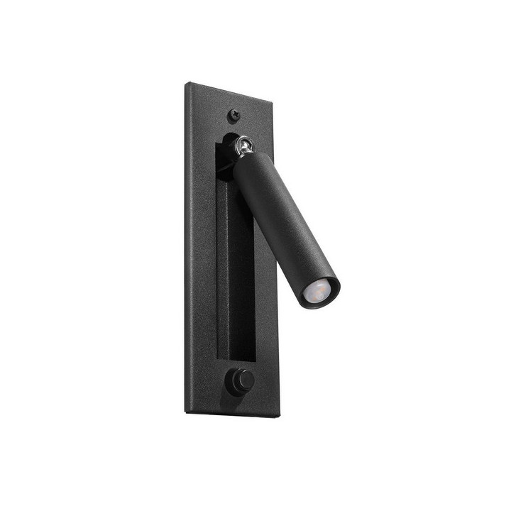 Plafon Sollux Ligthing LOOPEZ , GU10  1x40W 1x12W LED, czarny/miedź