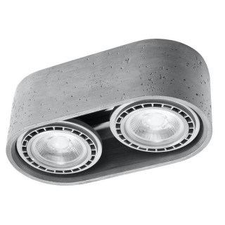 Plafon Sollux Ligthing ARENA 55, E27  4x60W, 4x152W LED, biały
