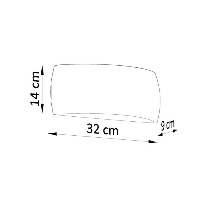Plafon Sollux Ligthing BASIC 2, GU10/ES111  2x40W, 2x12W LED, szary
