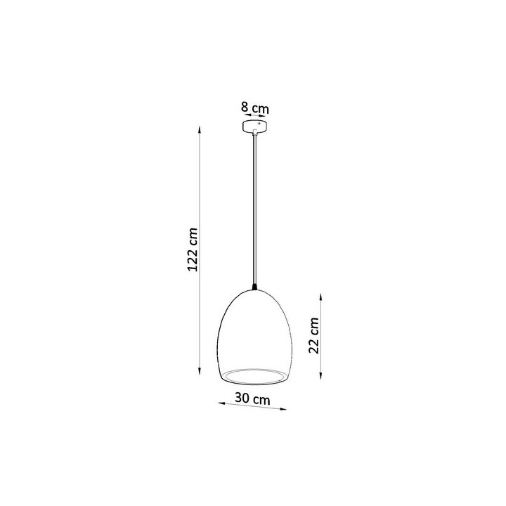 Lampa wisząca Sollux Lighting MOZAICA 3L, G9 3x12W LED,  czarny/miedź
