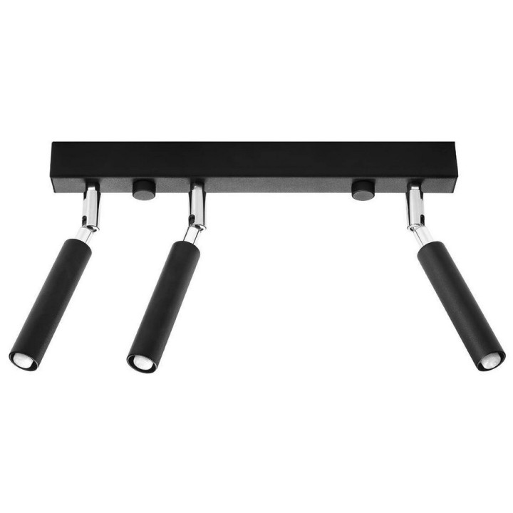 Plafon Sollux Lighting EYETECH 4, G9  4x12W LED, czarny