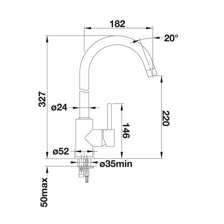 Bateria kuchenna Blanco MIDA, alumetalik- sanitbuy.pl