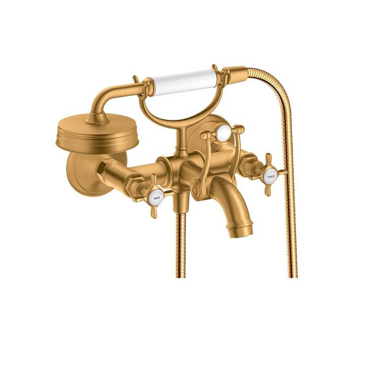 Bateria wannowa dwuuchwytowa ścienna Axor Montreux