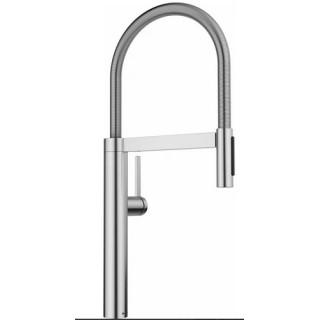 Bateria kuchenna Blanco Alta-S Compact Vario z wyciąganą wylewką, chrom