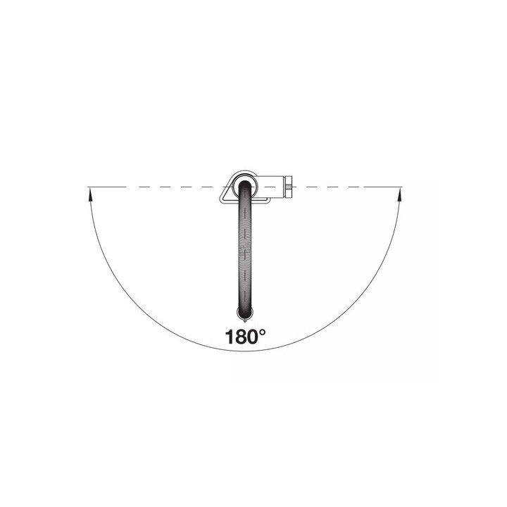 Bateria kuchenna Blanco Alta-S Compact Vario z wyciąganą wylewką, chrom
