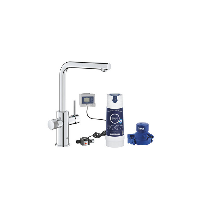 Elektroniczna jednouchwytowa Bateria Grohe Zedra Touch, DN15, chrom