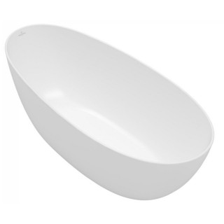 Wanna wolnostojąca  owalna Villeroy & Boch Antao SilentFlow, 170x75cm, Quaryl, weiss alpin
