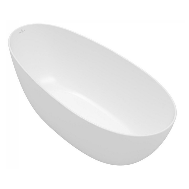 Wanna wolnostojąca  owalna Villeroy & Boch Antao SilentFlow, 170x75cm, Quaryl, weiss alpin