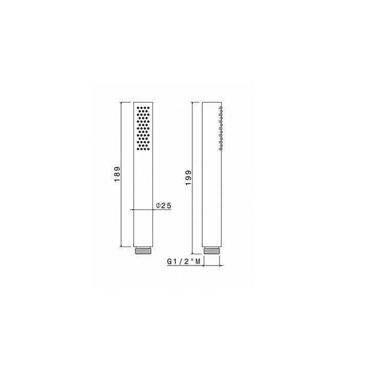 Zestaw Natryskowy Vema Otago, brushed gold