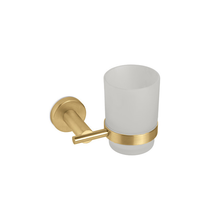 Deszczownica Ultraslim Vema Otago, średnica 30cm, brushed gold