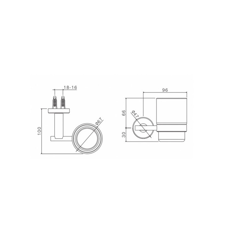 Deszczownica Ultraslim Vema Otago, średnica 30cm, brushed gold