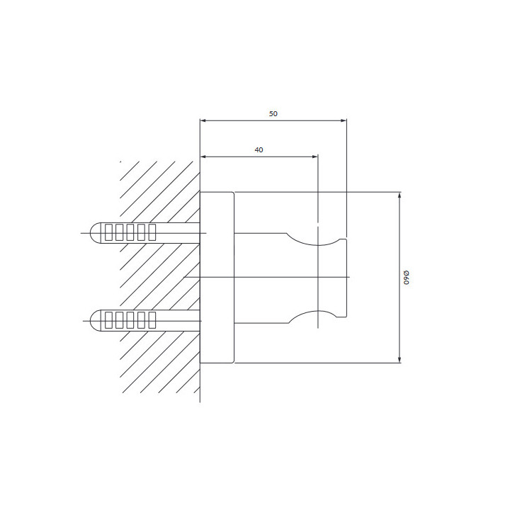 Uchwyt punktowy , Omnires  Y , miedź szczotkowana