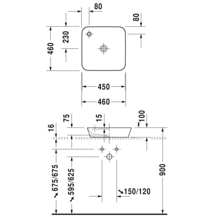 Umywalka Duravit Cape Cod 50 cm- sanitbuy.pl