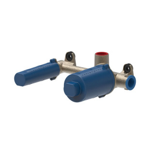 Element naścienny do podtynkowego korpusu baterii umywalkowe TRES Cuadro, wylewka 180mm, czarny mat 