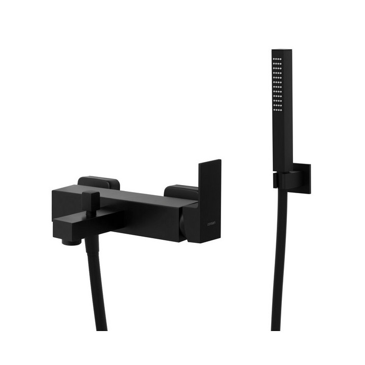 Bateria umywalkowa wysoka Corsan Ango ,czarna