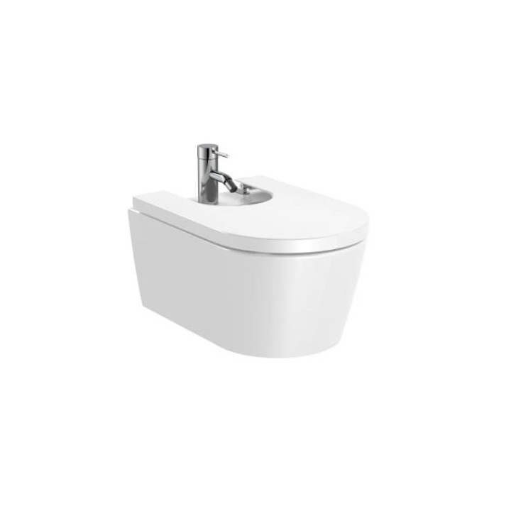 Bidet wiszący Roca Inspira Round 370x560x250mm biały- sanitbuy.pl