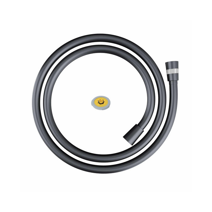 Wąż prysznicowy Corsan czarny 150 cm do słuchawki prysznicowej czarny