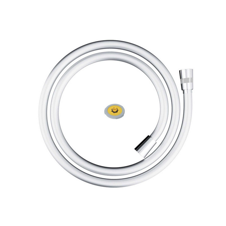 Wąż prysznicowyz O-ringiem i regulatorem przepływu wody Corsan 150 cm, czarny