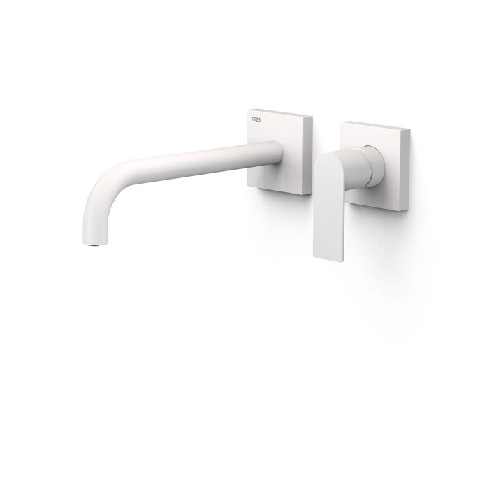 Element naścienny do podtynkowego korpusu baterii umywalkowej TRES LOFT, wylewka 240mm, chrom 