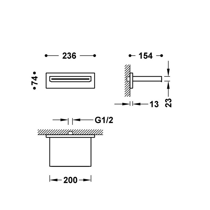 Elektroniczny dozownik mydła do łazienki i kuchni Tres Electronic, czerń matowa