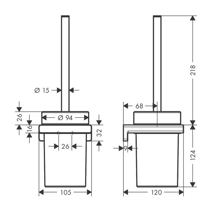 Jednouchwytowa bateria umywalkowa 230 z kompletem odpływowym Push-Open Hansgrohe Metropol,  złoty