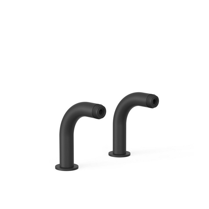 Kolankowe ujęcia wody do montażu na brzegu wanny do baterii wannowej, Tres, chrom