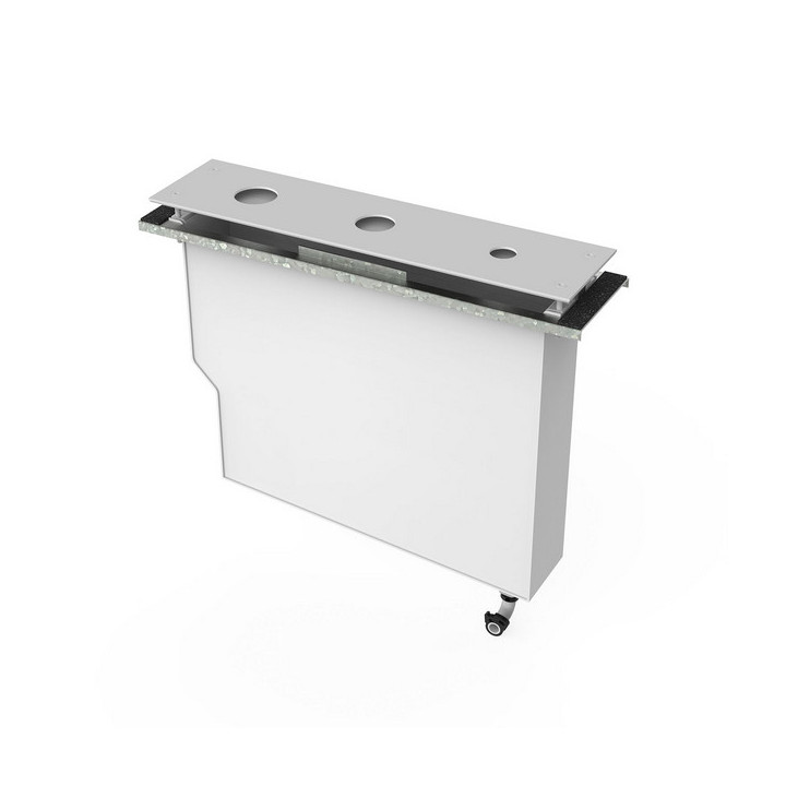 Zestaw do baterii wannowej ze zbiornikiem Tres do odprowadzania wody, czarny mat