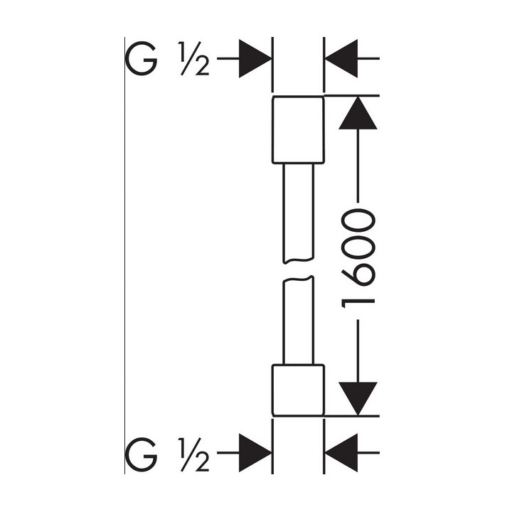 Wąż prysznicowy Axor Montreux 1,25 m