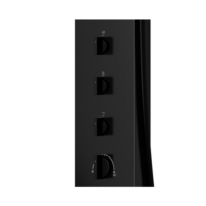 Panel prysznicowy Corsan NEO, termostat, czarny  