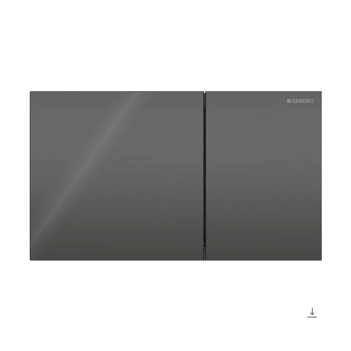 Przycisk uruchamiający Geberit Sigma70 przedni - czarna stal nierdzewna