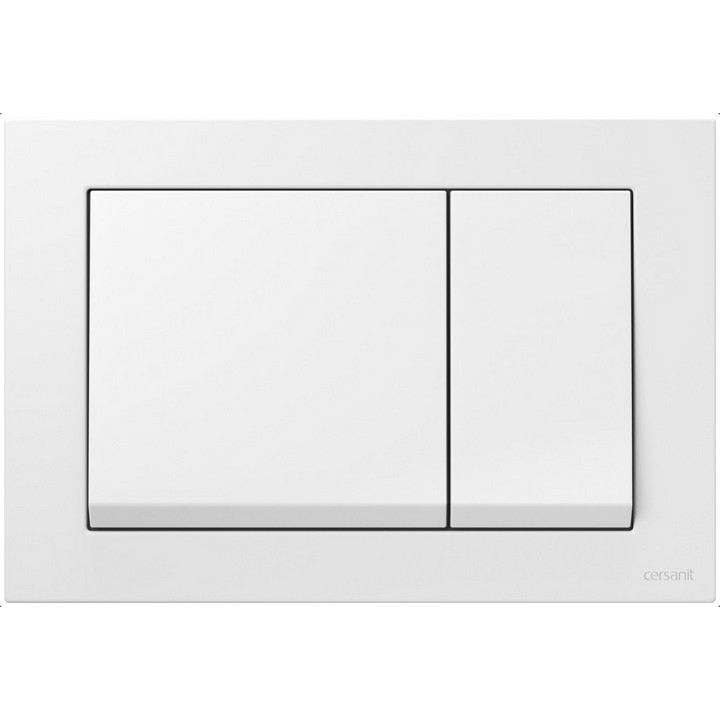 Przycisk spłukujący Cersanit Block, czarny mat