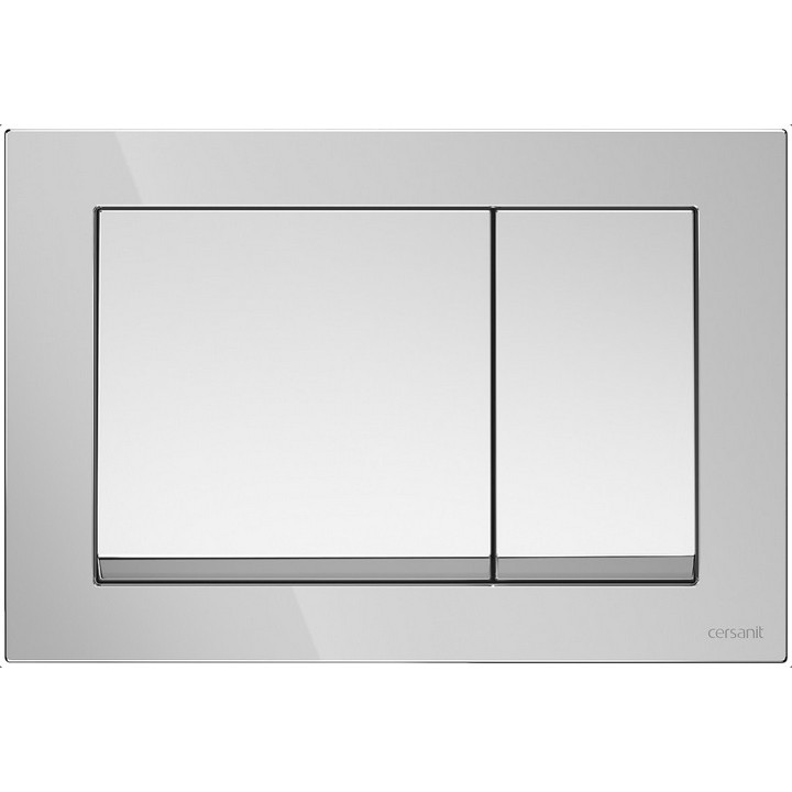 Przycisk spłukujący Cersanit Enter II , chrom matowy