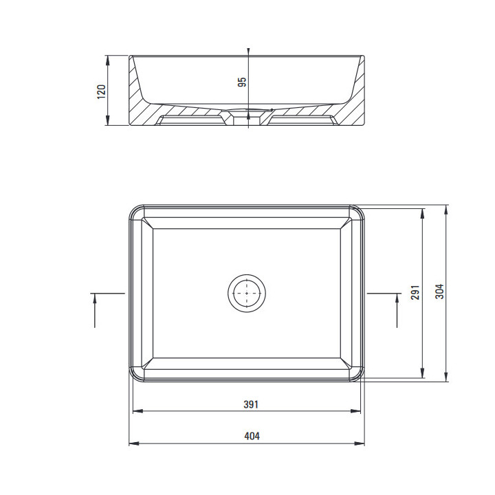 Umywalka nablatowa Deante Correo, 60x40cm, bez przelewu, antracyt metalik