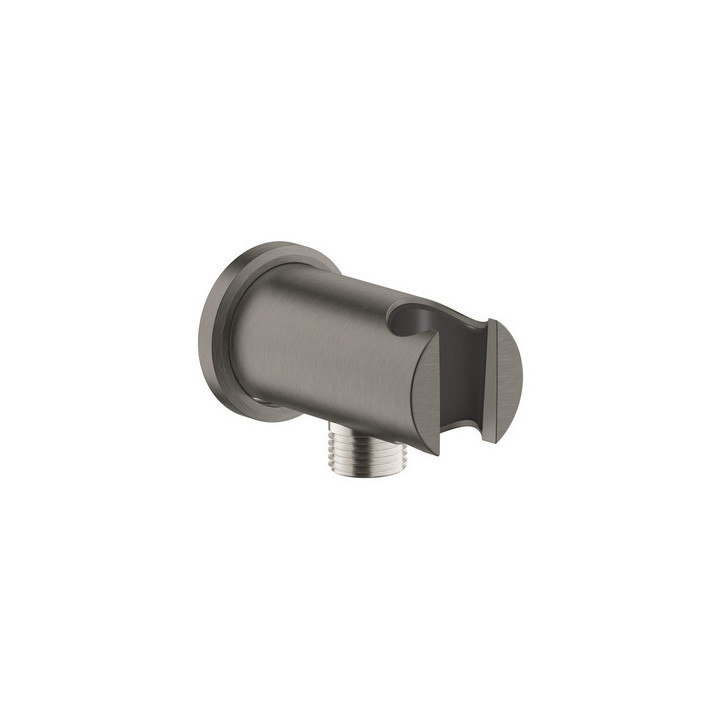 Kolanko prysznicowe z uchwytem Grohe Rainshower, brushed hard graphite